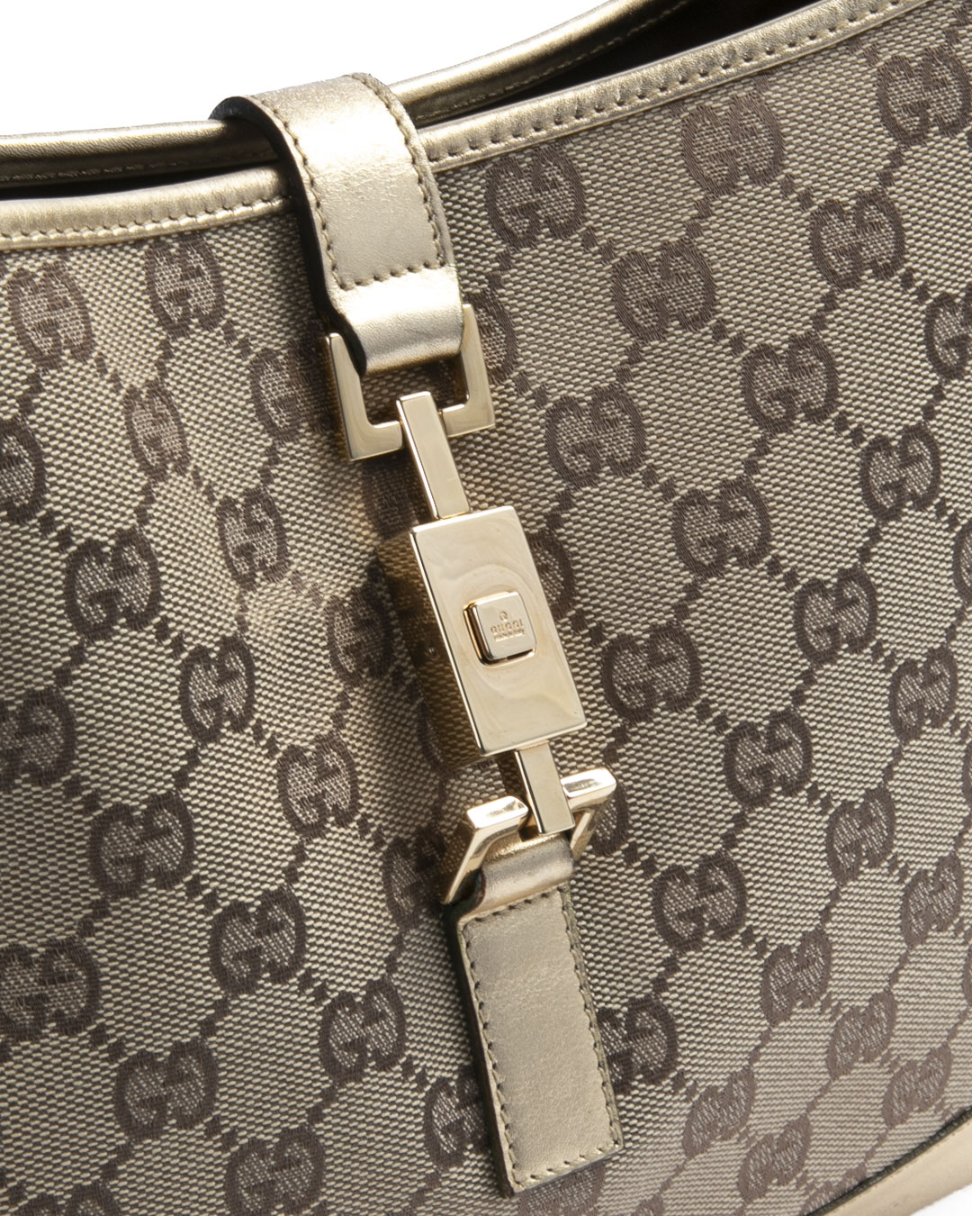 Alternative view of Gucci Jackie Vintage GG Supreme Oro