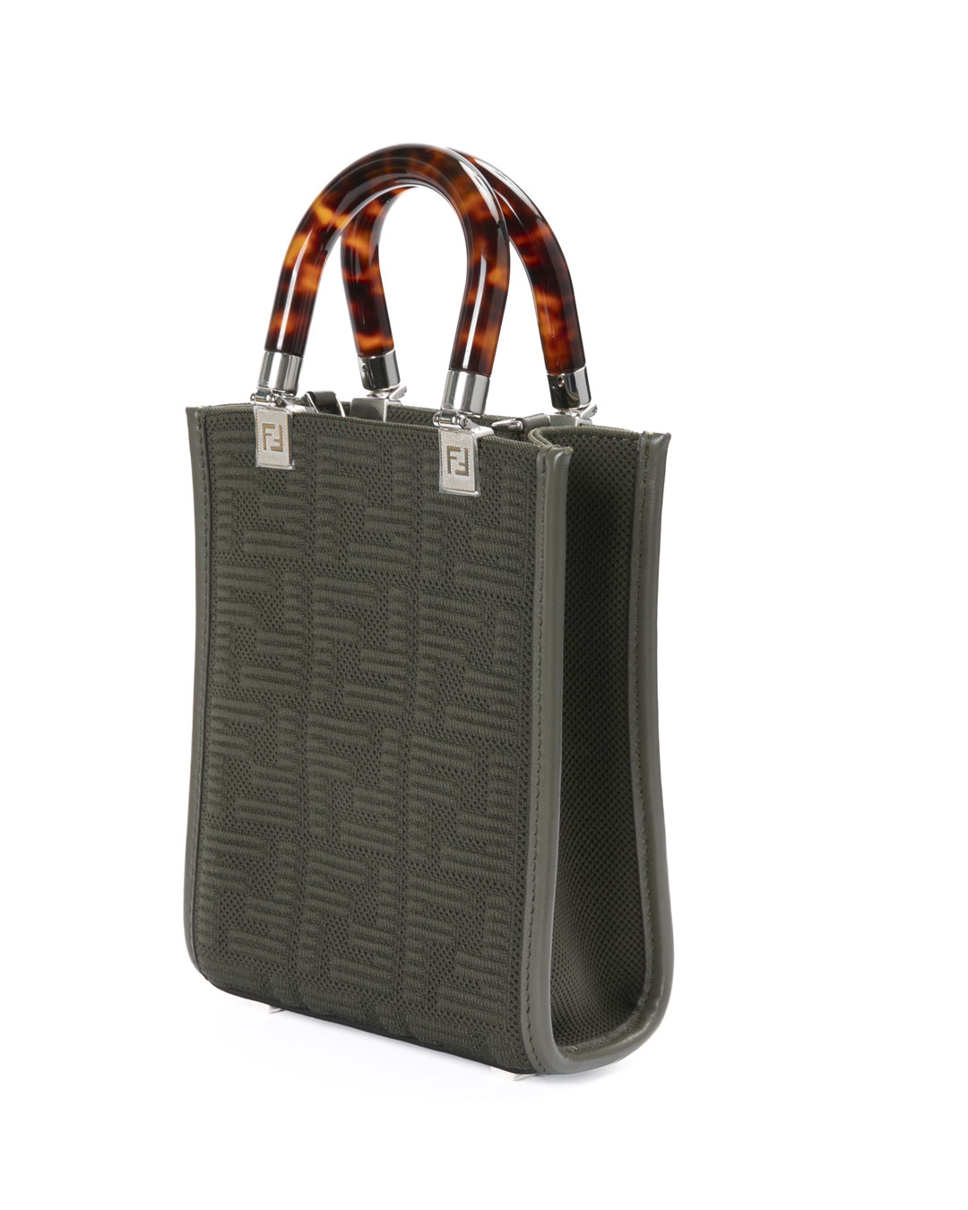 Alternative view of Fendi Sunshine Mini FF Tessuto Verde