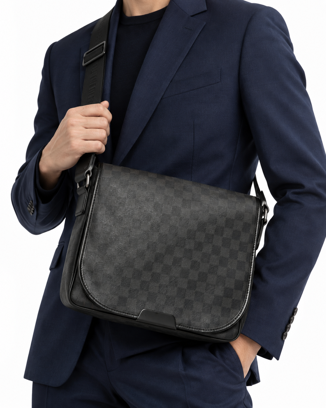 Alternative view of Louis Vuitton Messanger Daniel MM Damier Graphite