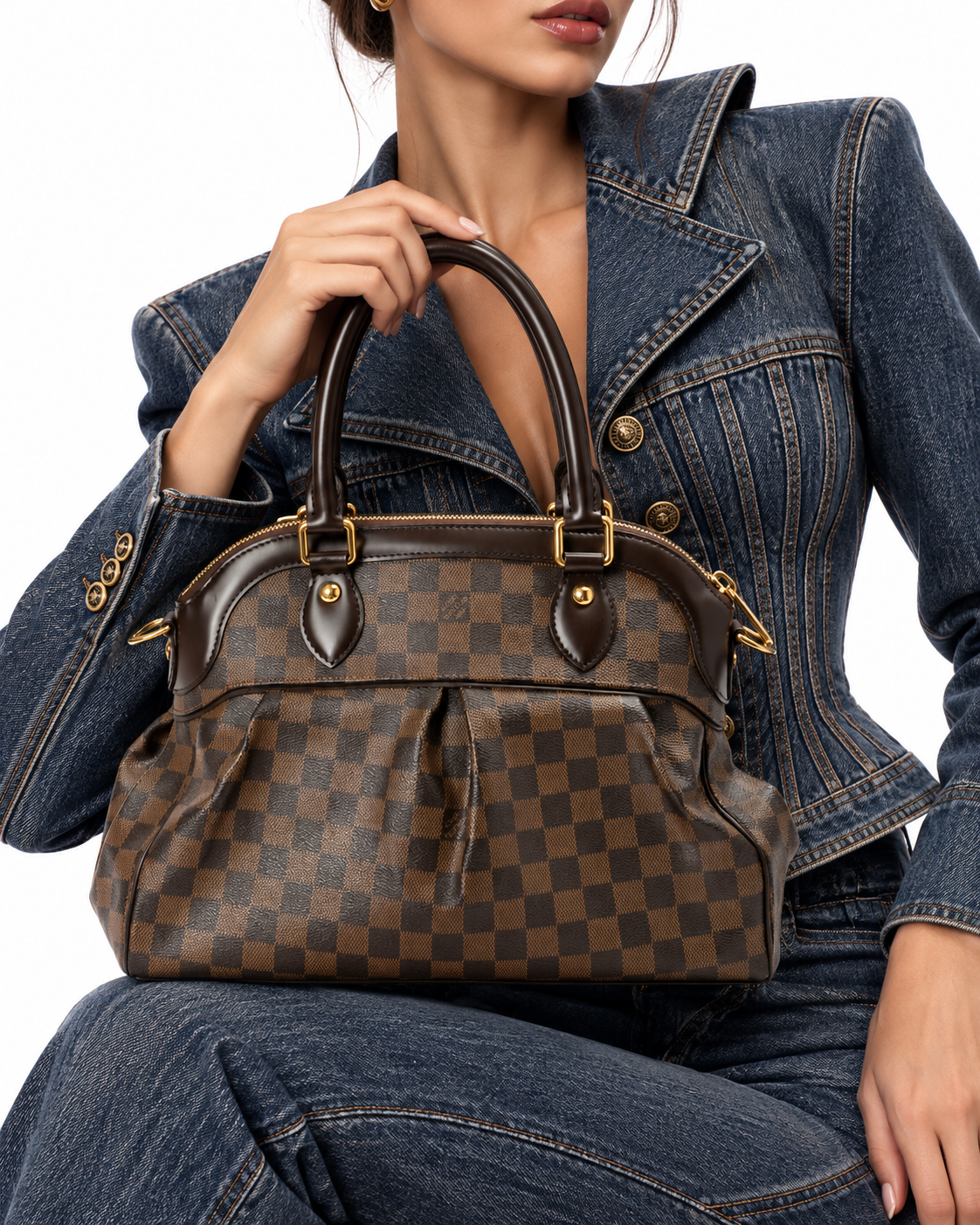 Alternative view of Louis Vuitton Trevi MM Damier Ebene